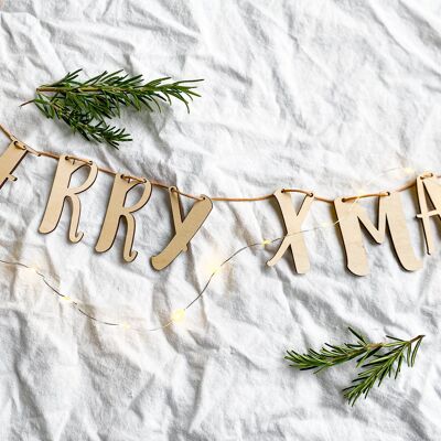 Cut out garland - Merry Christmas