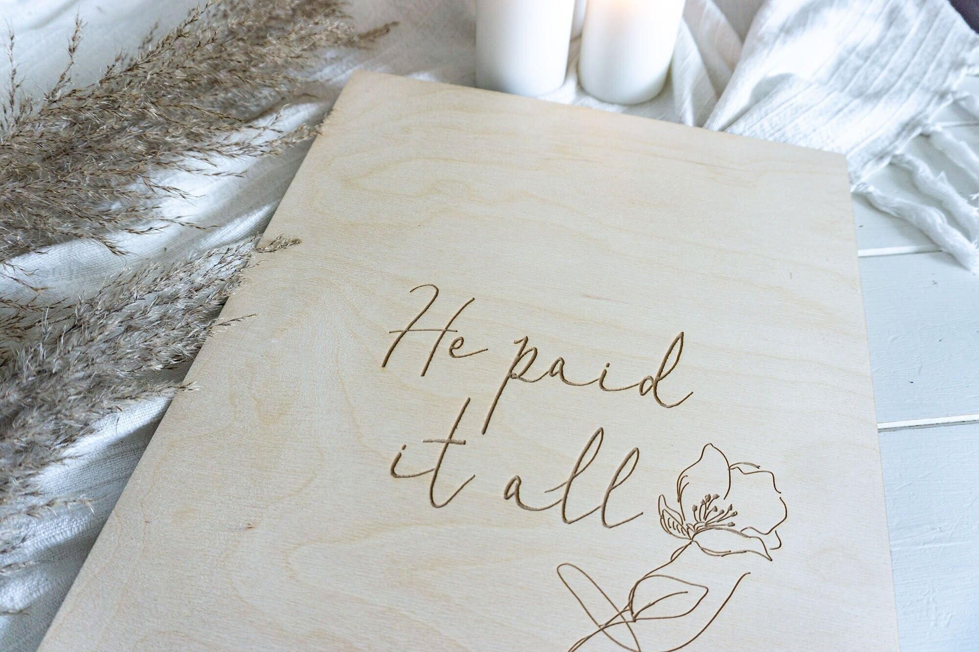 Ha pagato tutto per noi - DIN A4