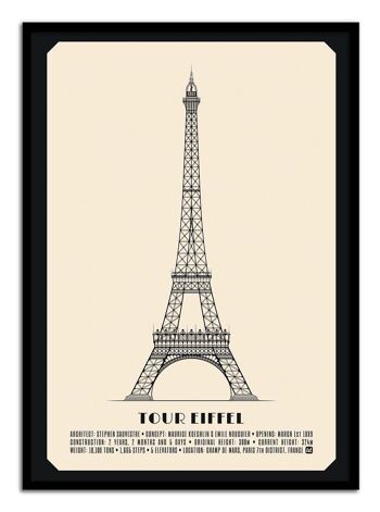 Art-Poster - Tour Eiffel - Lionel Darian W18963-A3 2