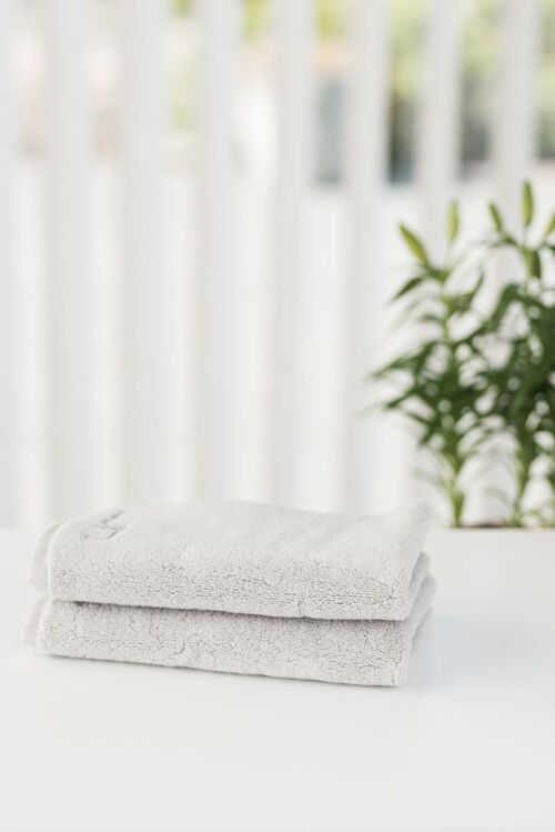 Facial Towel 30x50cm Pearl Grey