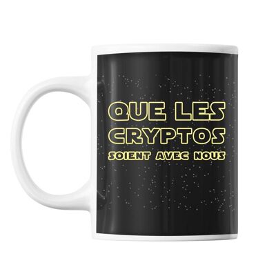 Tasse Cryptos ist mit Ihnen