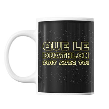 Mug Duathlon soit avec toi 1