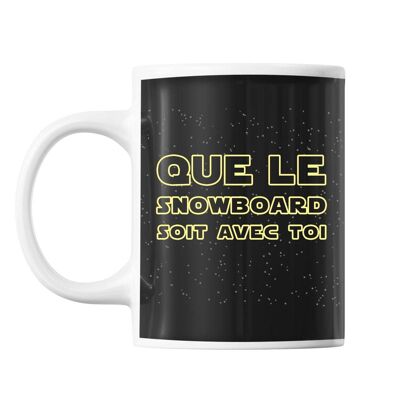 Mug Snowboard soit avec toi