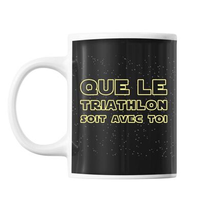 Mug Triathlon soit avec toi