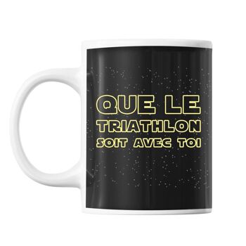 Mug Triathlon soit avec toi 1