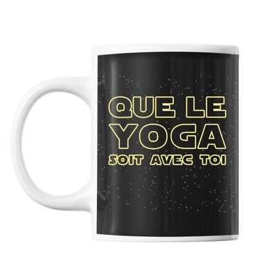 Becher Yoga ist mit Ihnen