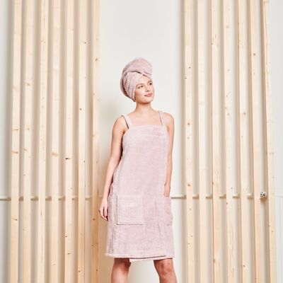 Spa Dress S/M Dusty Rose