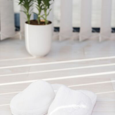 Cosy Bath Slippers S/M (37-40) Snow