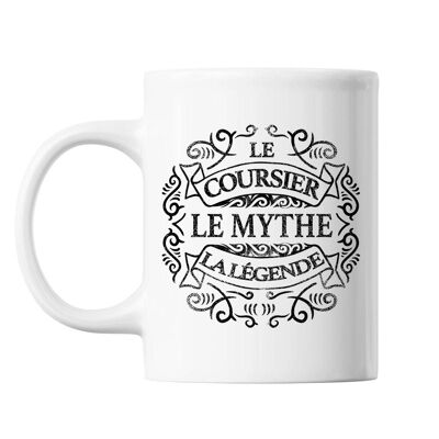 Mug Coursier Le Mythe la Légende blanc