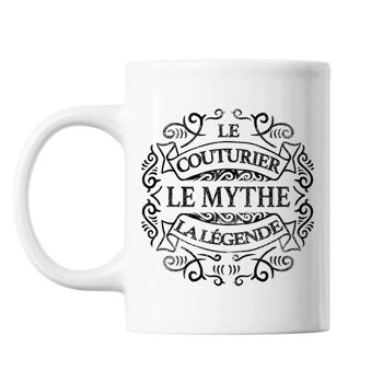 Mug Couturier Le Mythe la Légende blanc 1