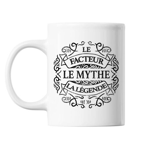 Mug Facteur Le Mythe la Légende blanc