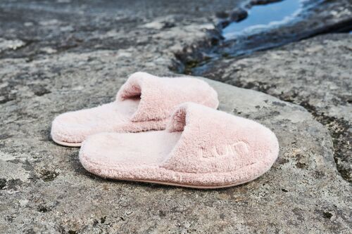 Cosy Bath Slippers S/M (37-40) Dusty rose