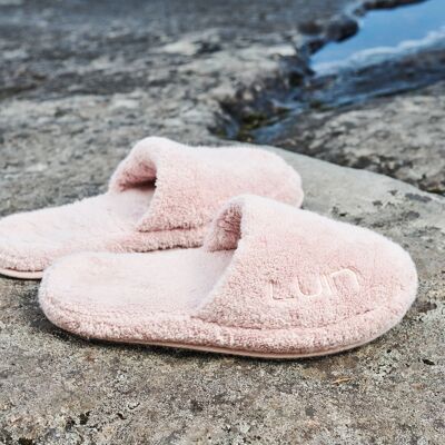 Cosy Bath Slippers S/M (37-40) Dusty rose