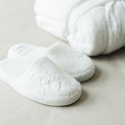 Cosy Bath Slippers L/XL (41-44) Snow