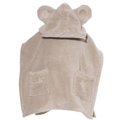 Poncho Handtuch 1-5 Jahre Sand