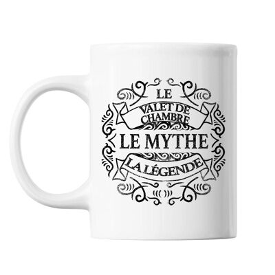 Becher Valet de chambre The Myth the Legend weiß