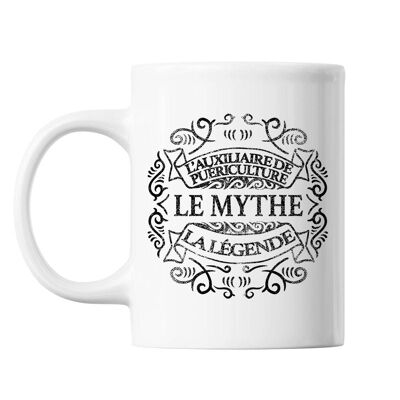 Mug Auxiliaire de périculture Le Mythe la Légende blanc