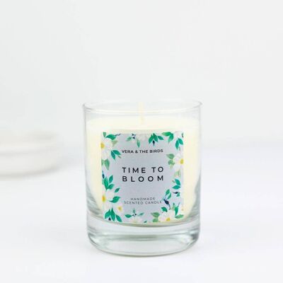 Time to bloom Handmade scented Candle