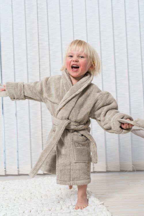 Kids Bathrobe 150 cm (10-12 yrs.) Sand