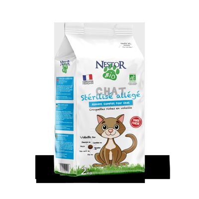 Bio Trockenfutter - Sterilisiertes Katzengeflügel 2kg