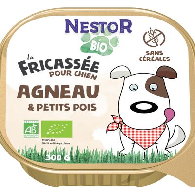 Fricassés - Fricassées pour Chien Agneau P.Pois 300g