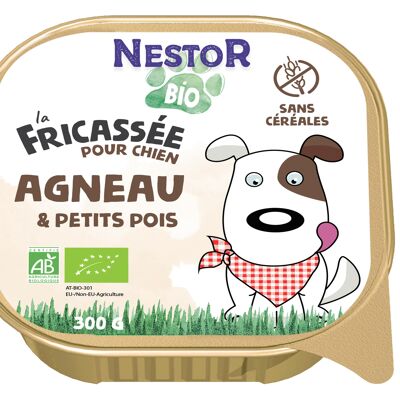 Fricassés - Fricassées pour Chien Agneau P.Pois 300g