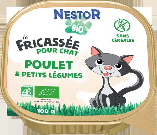 Fricassés - Fricassées Chat volaille sans céréales 100g