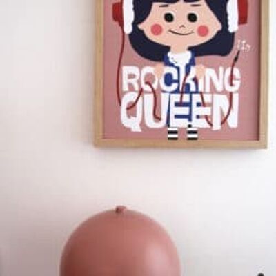 Affiche Rocking Queen – 30x40cm