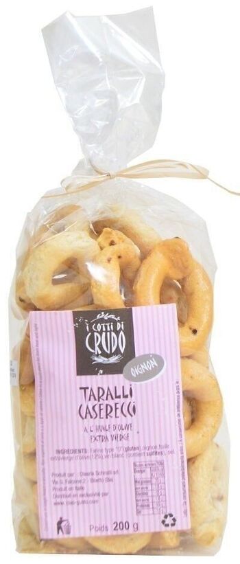 Biscuits salés - Taralli aux oignons