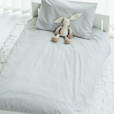 Set letto per bambini Sanctuary 120x160 e 40x60 grigio perla