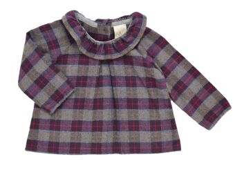 Blouse Charlotte tartan 3