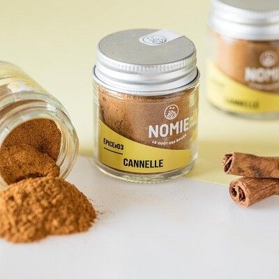 Cinnamon (powder) BIO, large jar of 60 ml