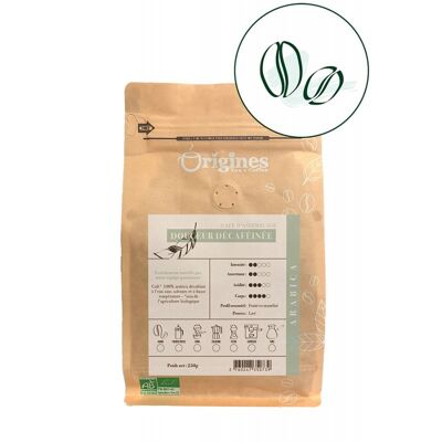 Organic decaffeinated sweetness - Grain 250g