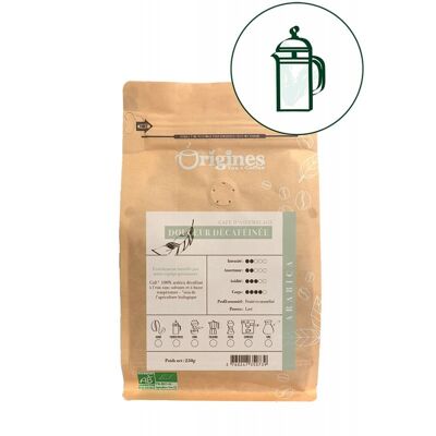 Organic decaffeinated sweetness - Piston 250g