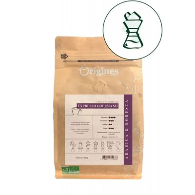 Organic gourmet espresso - 250g filter