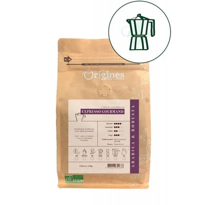 Espresso gourmet biologico - Italiano 250g