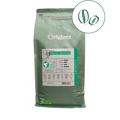 Moka Abissino Biologico - Grano 1kg