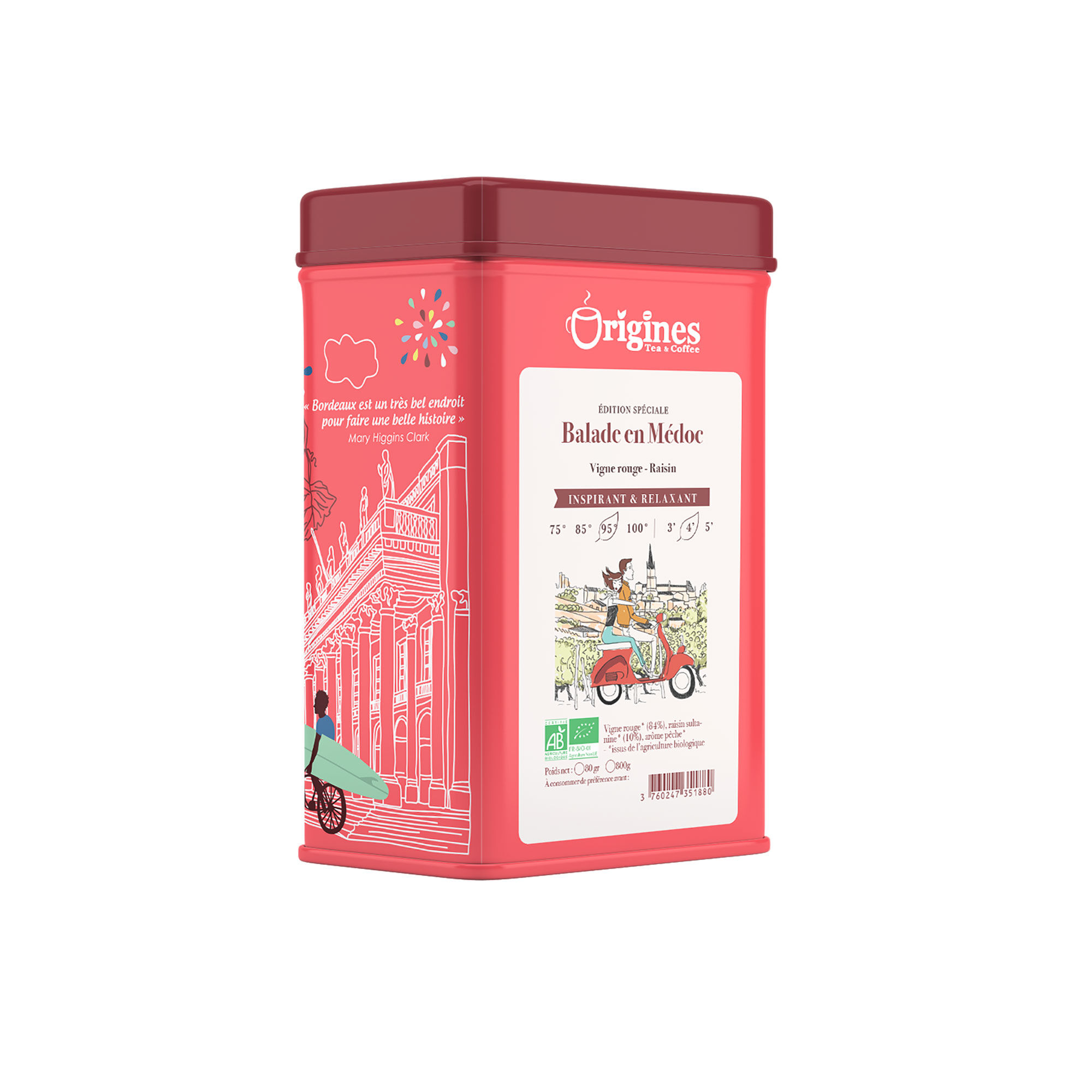 Balade en Médoc Organic Infusion - Bordeaux Collection - 80 g Metal Box