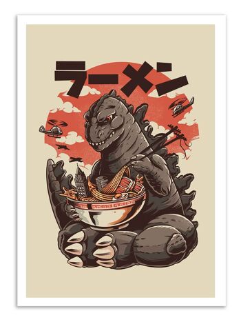 Art-Poster - Kaiju's Ramen - Ilustrata 1