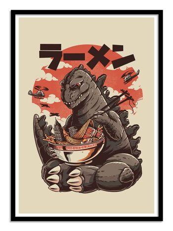Art-Poster - Kaiju's Ramen - Ilustrata 3
