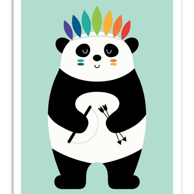 Kunstplakat - Indischer Panda - Andy Westface W19181