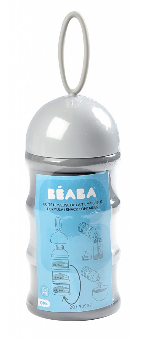 BEABA, Boîte doseuse de lait empilable (light/dark mist)