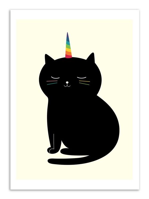 Art-Poster - Caticorn - Andy Westface W19182-A3