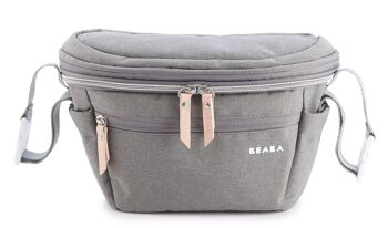 BEABA, BEABA, le sac pop-up Biarritz, organisateur de poussette, gris chiné 2