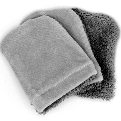 Lot de 3 gants démaquillants