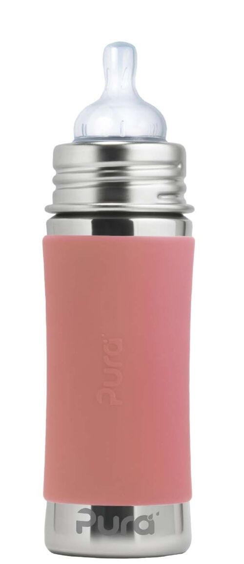 Pura speenfles 325 ml + rose sleeve