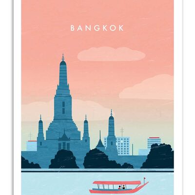 Kunstplakat - Bangkok - Katinka Reinke W19197-A3