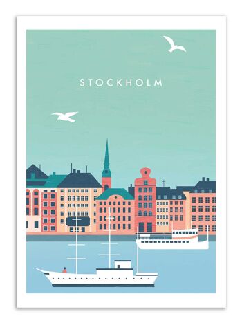 Art-Poster - Stockholm - Katinka Reinke 1