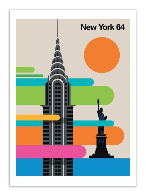 Art-Poster - New-York 64 - Bo Lundberg W19211-A3