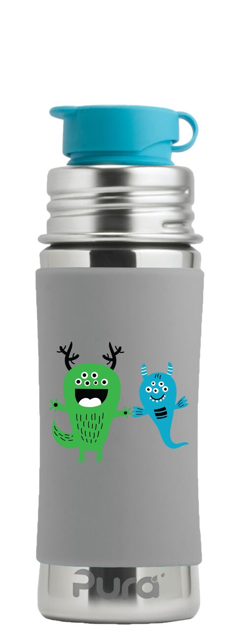 Pura sports bottle 325 ml + monster sleeve